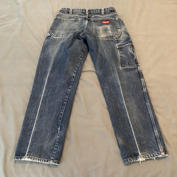 Dickies FR Jeans Mens 31x30 Blue Indura Westex HRC 2 Flame Resistant Carpenter - Picture 13 of 16